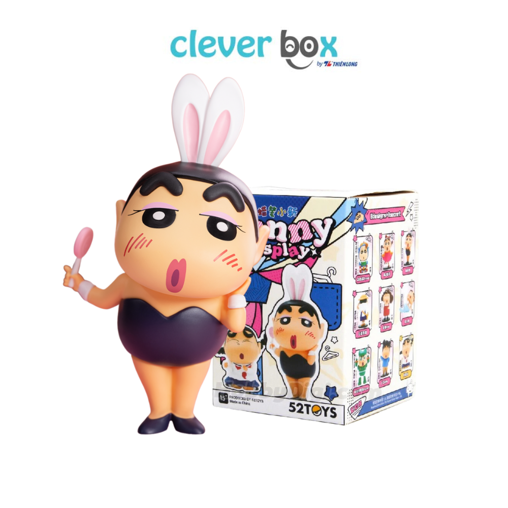 Blind Box 52TOYS Cậu Bé Bút Chì Crayon Shin Chan Funny Cosplay