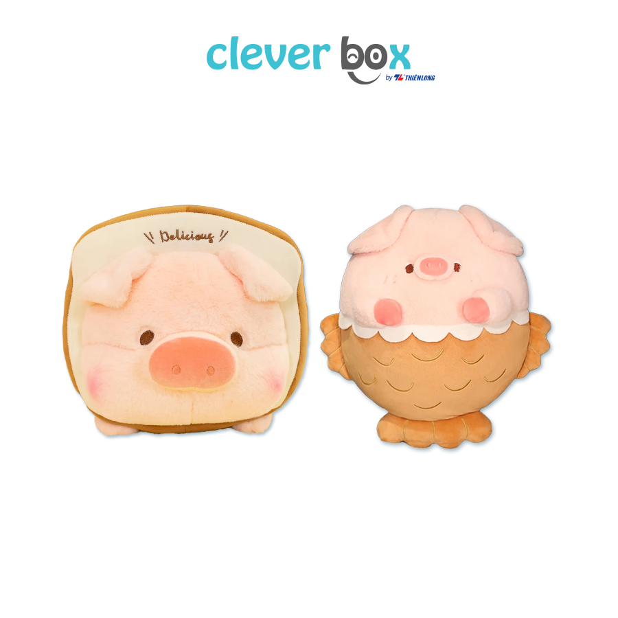 Gấu Bông Heo Hồng LuLu Bánh Mì Sandwich, Nàng Tiên Cá Mềm Mịn