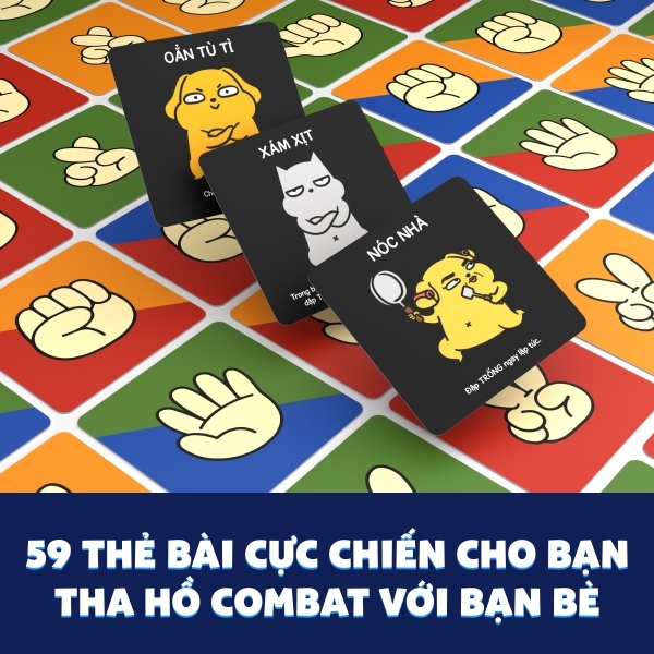 Đồ Chơi Sáng Tạo - Oẳn tù tì: Vàng Xám Đại Chiến - Board Game