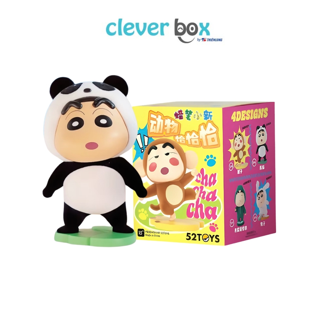 Blind Box 52TOYS Cậu Bé Bút Chì Shinchan Animal Cha Cha Cha
