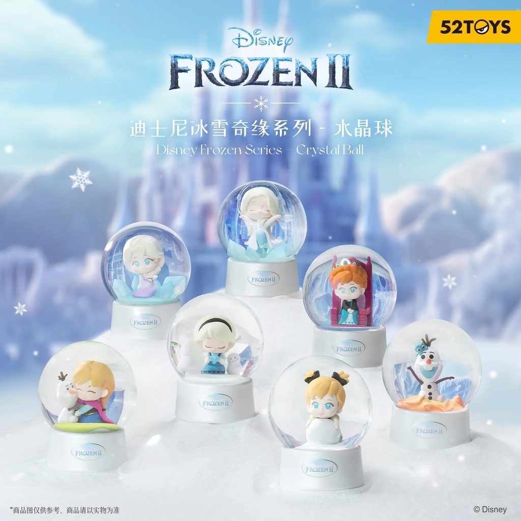 Blind Box 52TOYS Công Chúa Disney Frozen Crystal Ball