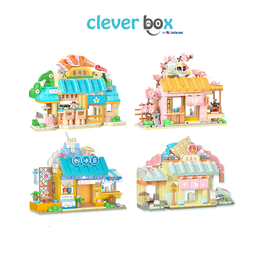 Đồ Chơi Lắp Ráp Building Blocks Wekki Mô Hình Nhà Chibi Maruko Chan