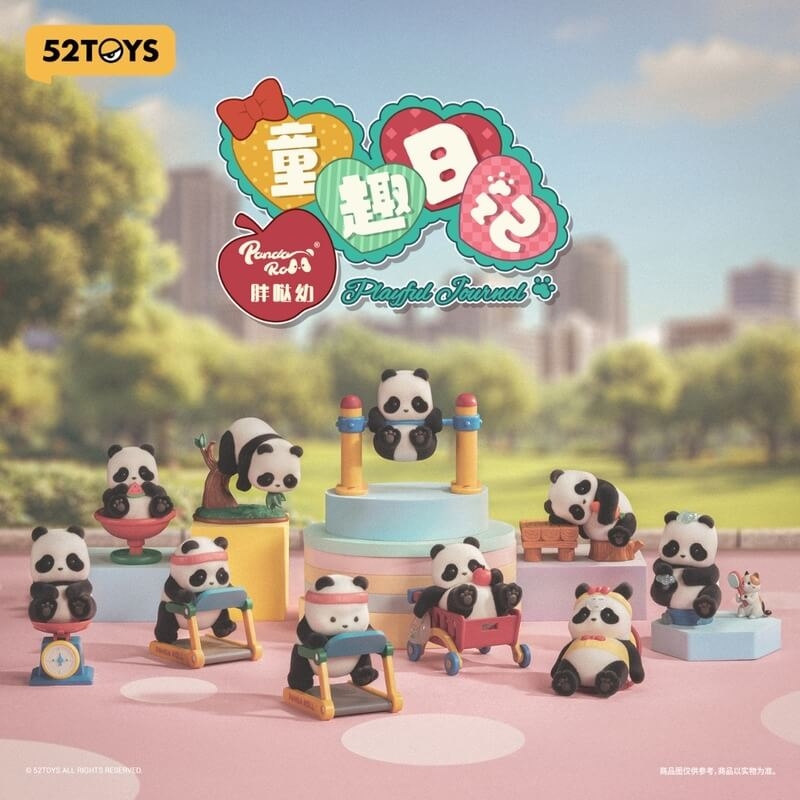 Blind Box Panda Roll Playful Journal Chính Hãng 52TOYs