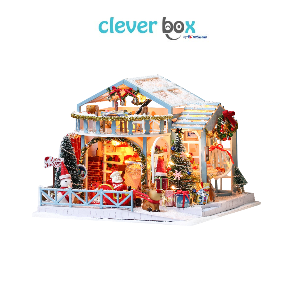Mô Hình Lắp Ráp Nhà Giáng Sinh Know Me Miniature Christmas Snow Night