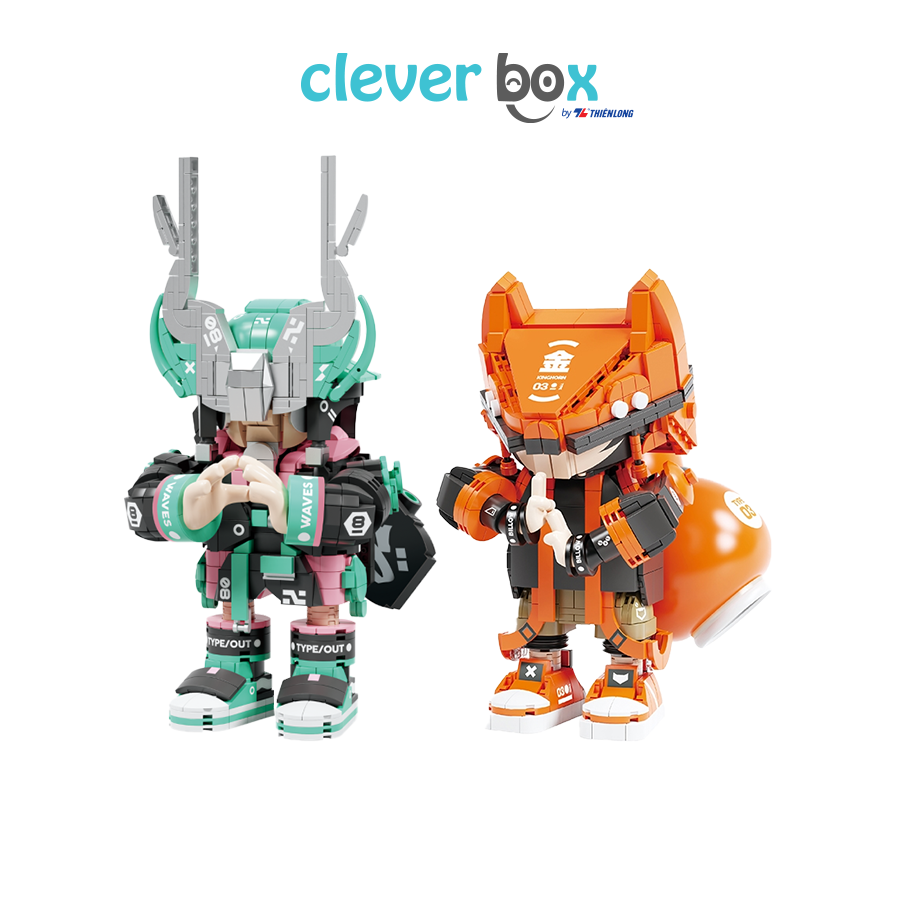 Đồ Chơi Lắp Ráp Woma Toys Funify Thỏ Mặt Trăng Moonhare, Cáo Kingchorn, Rồng Wang Long