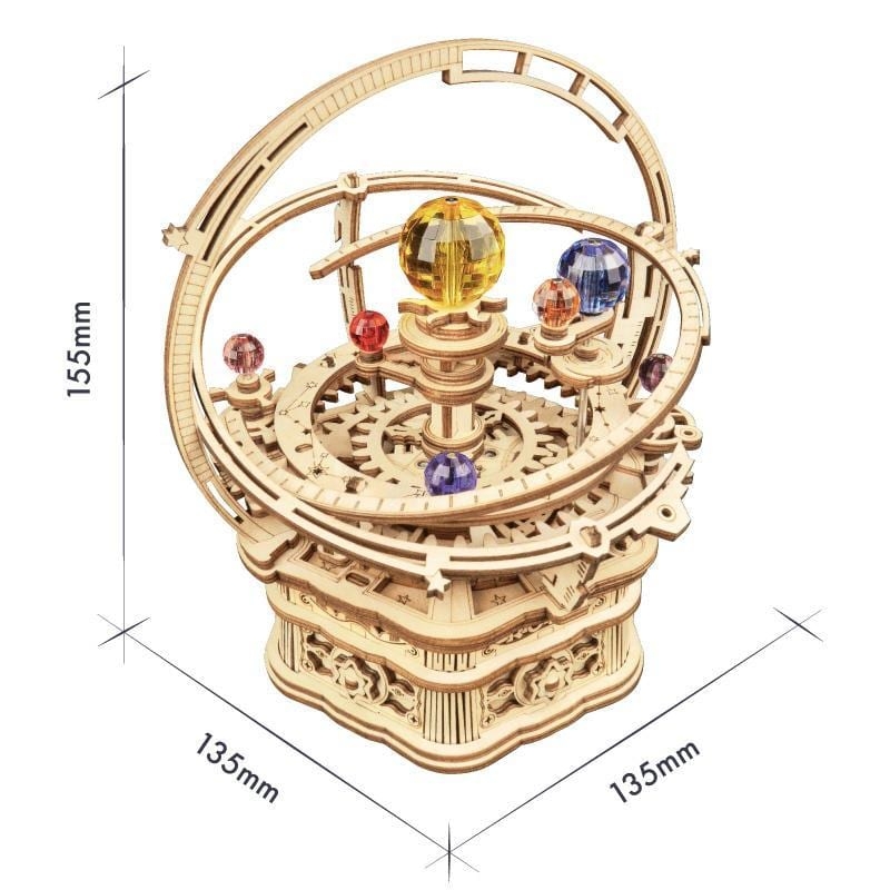 Mô Hình Gỗ 3D Lắp Ráp ROBOTIME ROKR Đồng Hồ Cung Hoàng Đạo Zodiac Wall  Clock LC601  WP203  ArtPuzzlevn