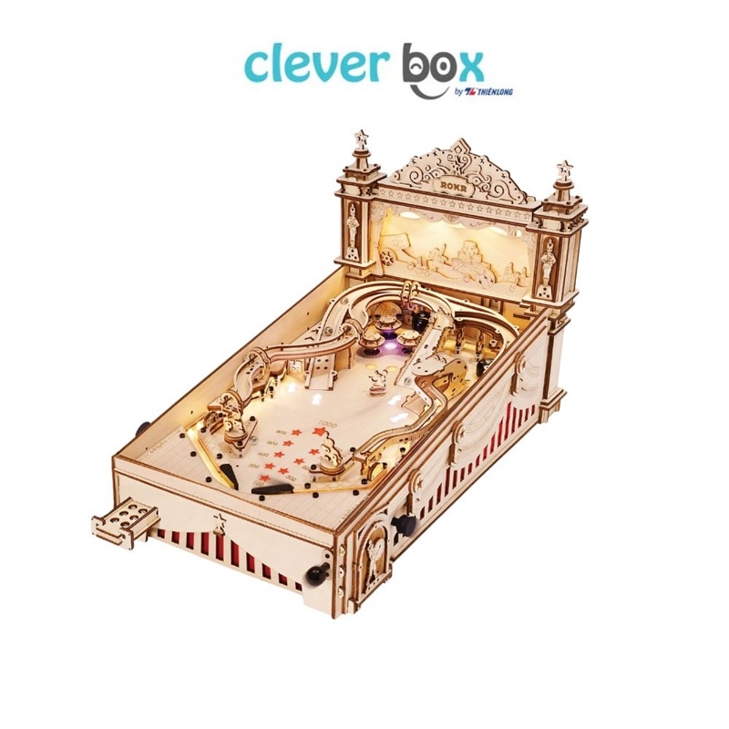 Mô Hình Lắp Ráp 3D Rokr Robotime Pinball Machine 3D Wooden Puzzle EG01