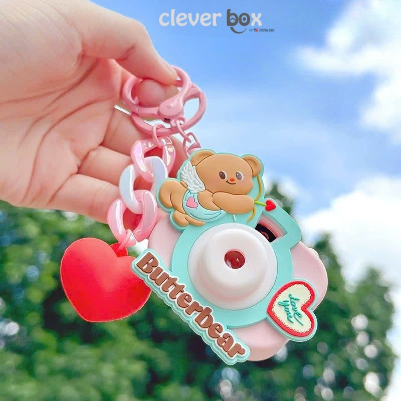 Móc Khóa Gấu Bơ – Butter Bear Keychain Collections | Phụ Kiện Siêu Cute, Phù Hợp Mọi Phong Cách