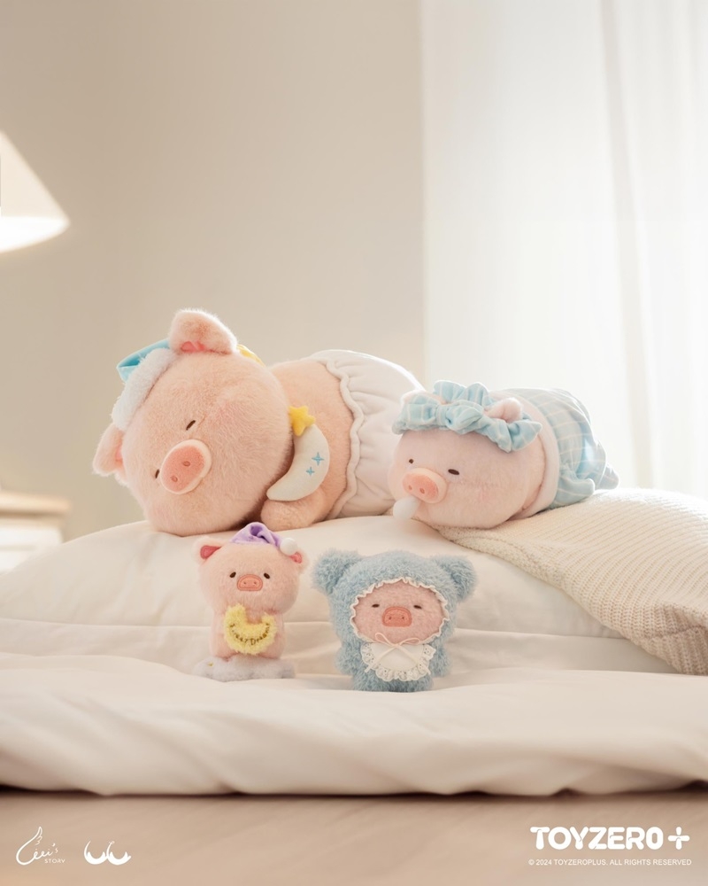 Móc Khóa Gấu Bông Lulu The Piggy Cá Mập, Hải Cẩu, Mermaid Toyzero+