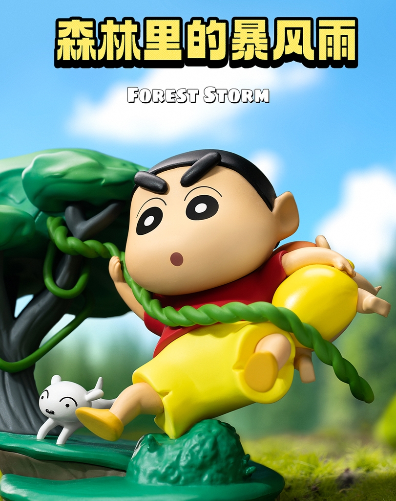 Blind Box 52TOYS Cậu Bé Bút Chì Crayon Shin Chan Classic Scenes