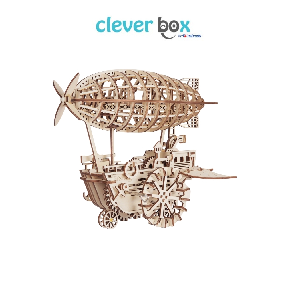 Mô Hình Lắp Ráp Chuyển Động Robotime ROKR Air Vehicle LK702
