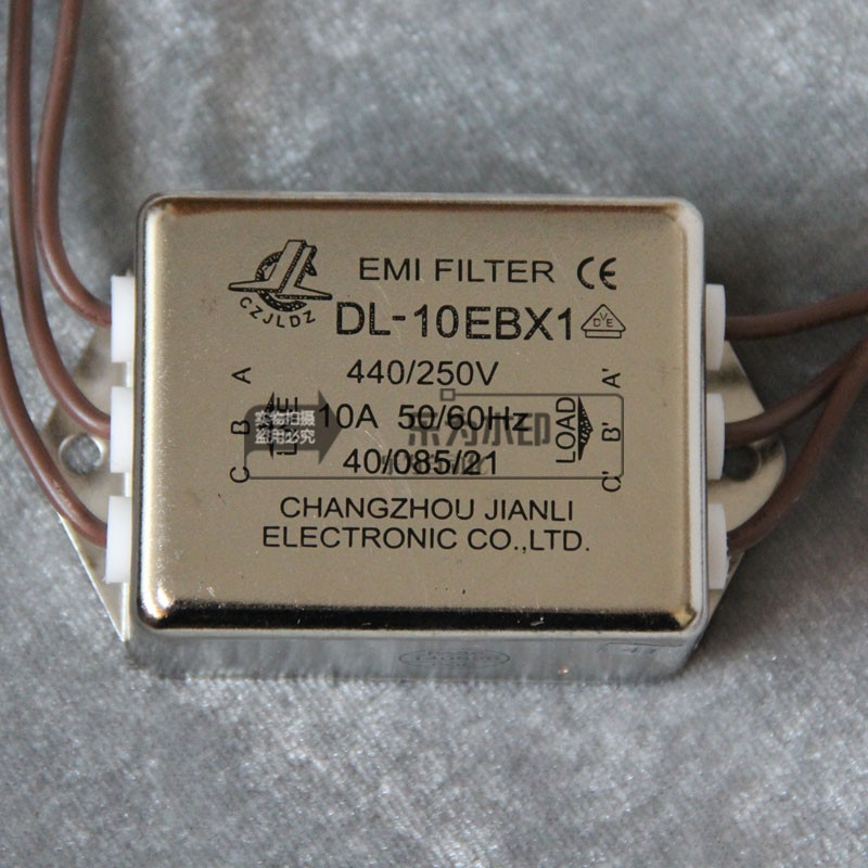 Bộ Lọc nguồn chống nhiễu DL-10EBX1 3P 440V 10A