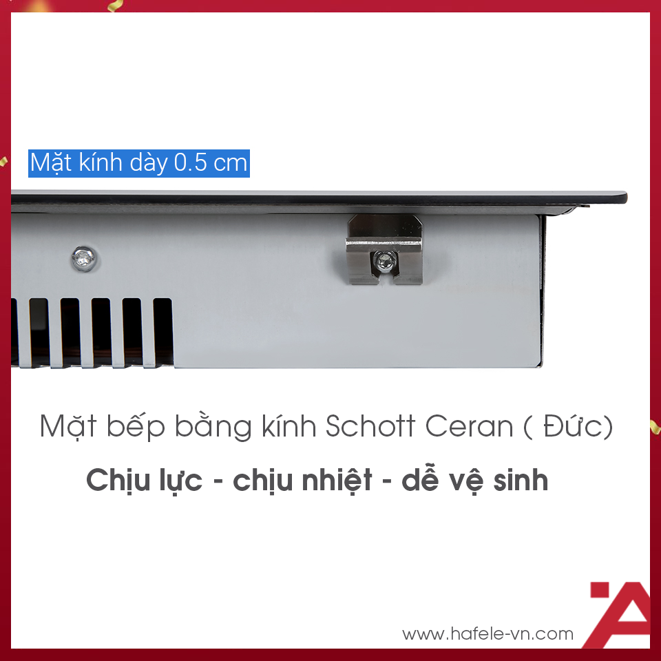 Bếp Từ 3 Vùng Nấu HC-I603D Hafele 536.61.631