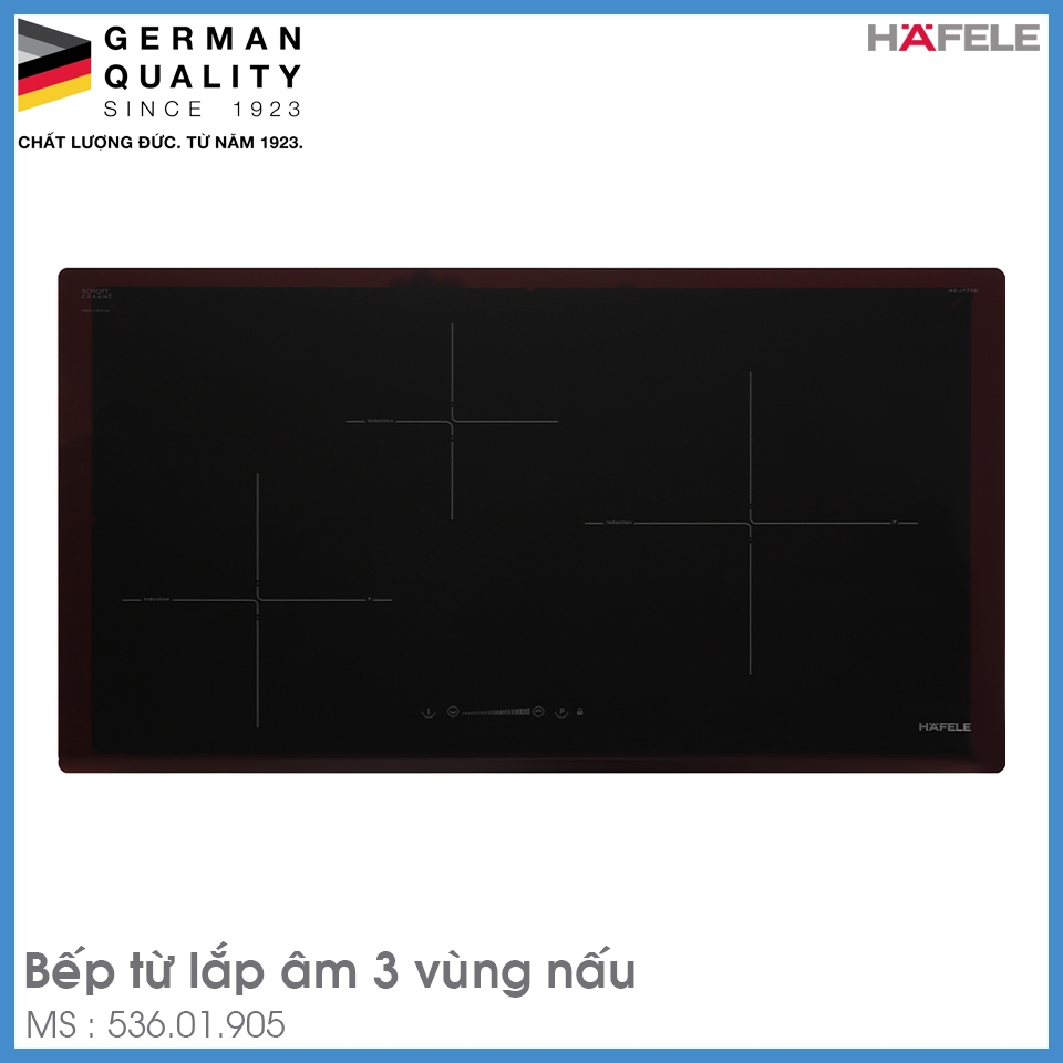 Bếp Từ 3 Vùng Nấu HC-I773D Hafele 536.01.905