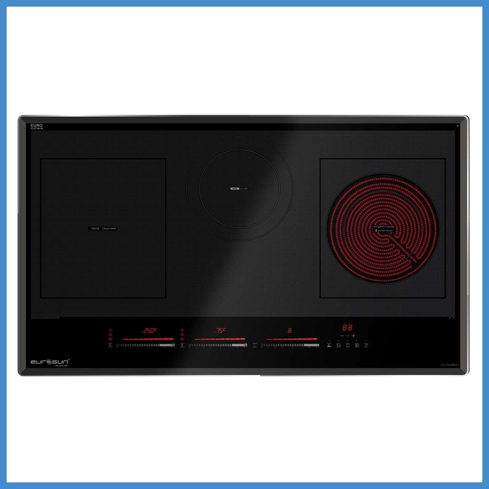Bếp Điện Từ Âm 3 Vùng Nấu Eurosun EU-TE398Pro