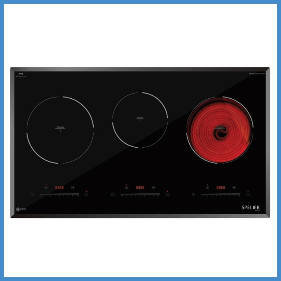 Bếp Từ Kết Hợp Hồng Ngoại Spider SPM 938H Plus