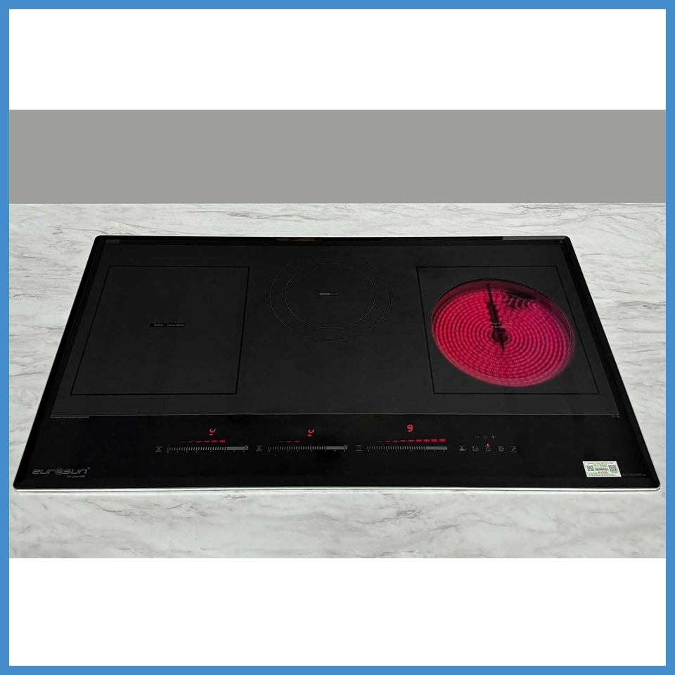 Bếp Điện Từ Âm 3 Vùng Nấu Eurosun EU-TE398Pro