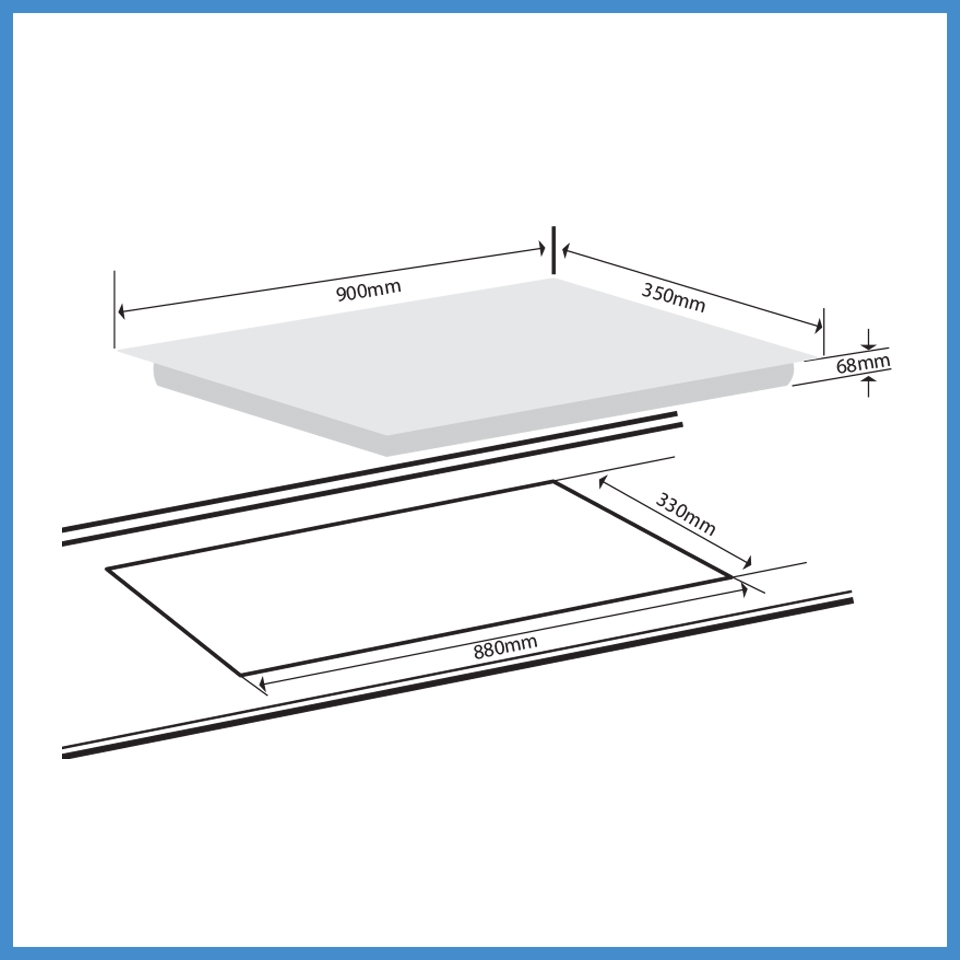Bếp Từ 4 Vùng Nấu Lắp Âm Giovani G-490 TS