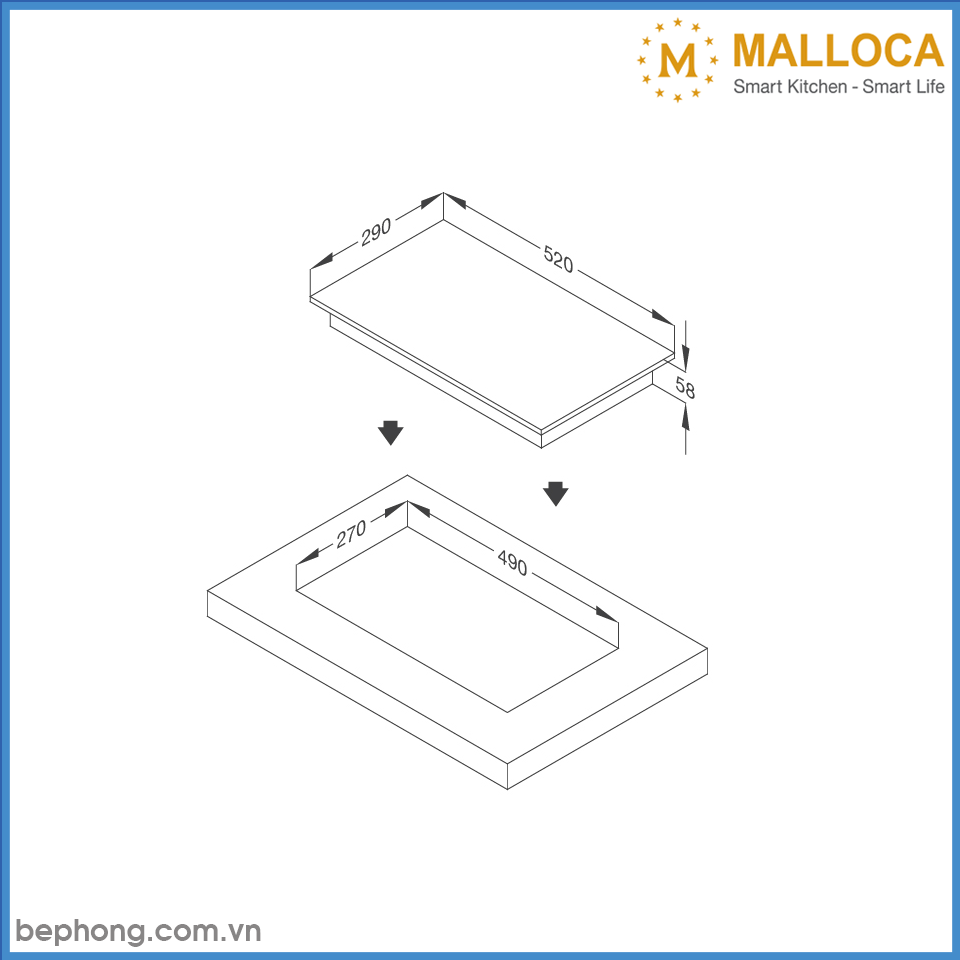 Bếp Từ Domino Malloca MDI 301