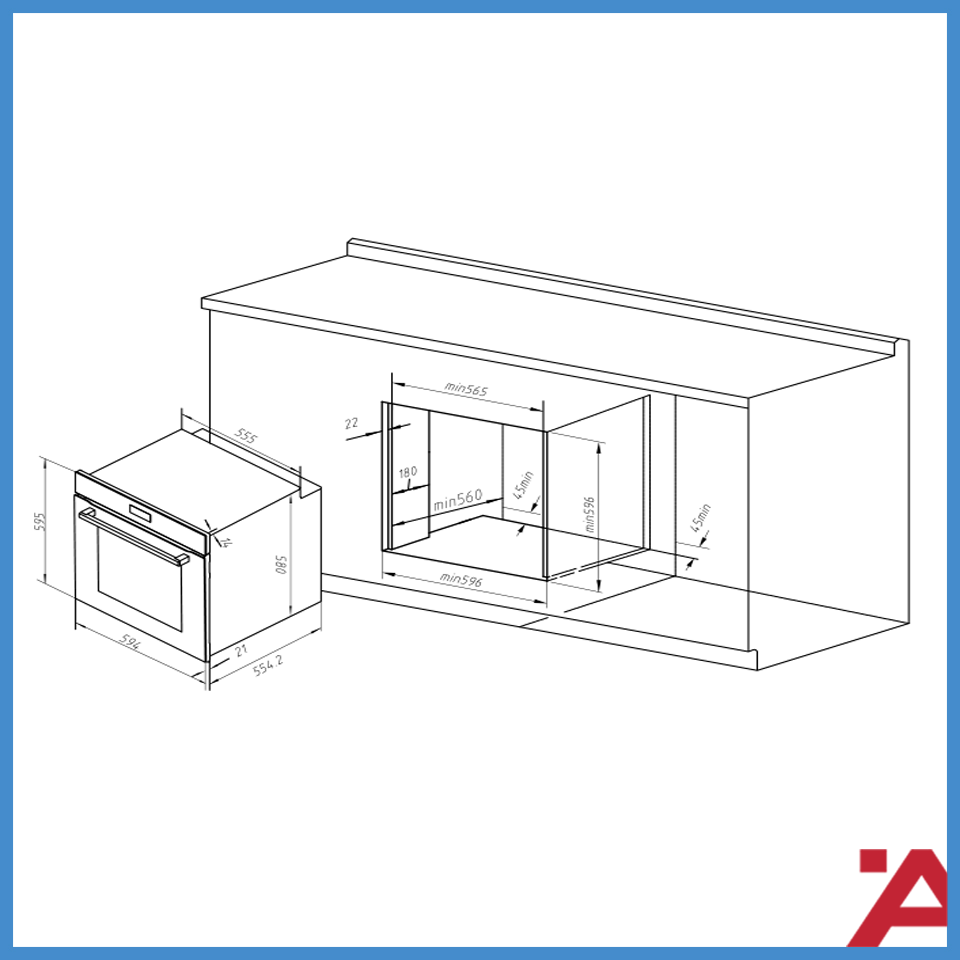 Lò Nướng Âm Tủ HC-O811B Hafele 495.10.035