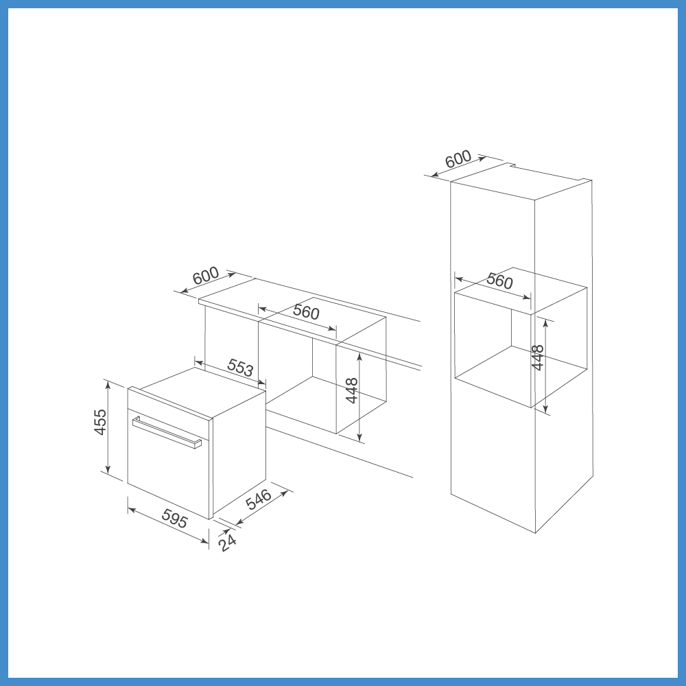 Lò Nướng Âm Tủ Malloca MOV-40CP