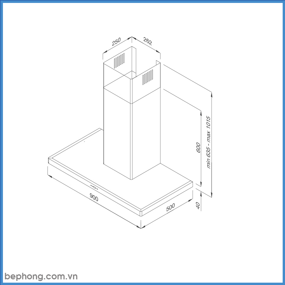 Máy Hút Mùi Áp Tường Malloca THETA K1520