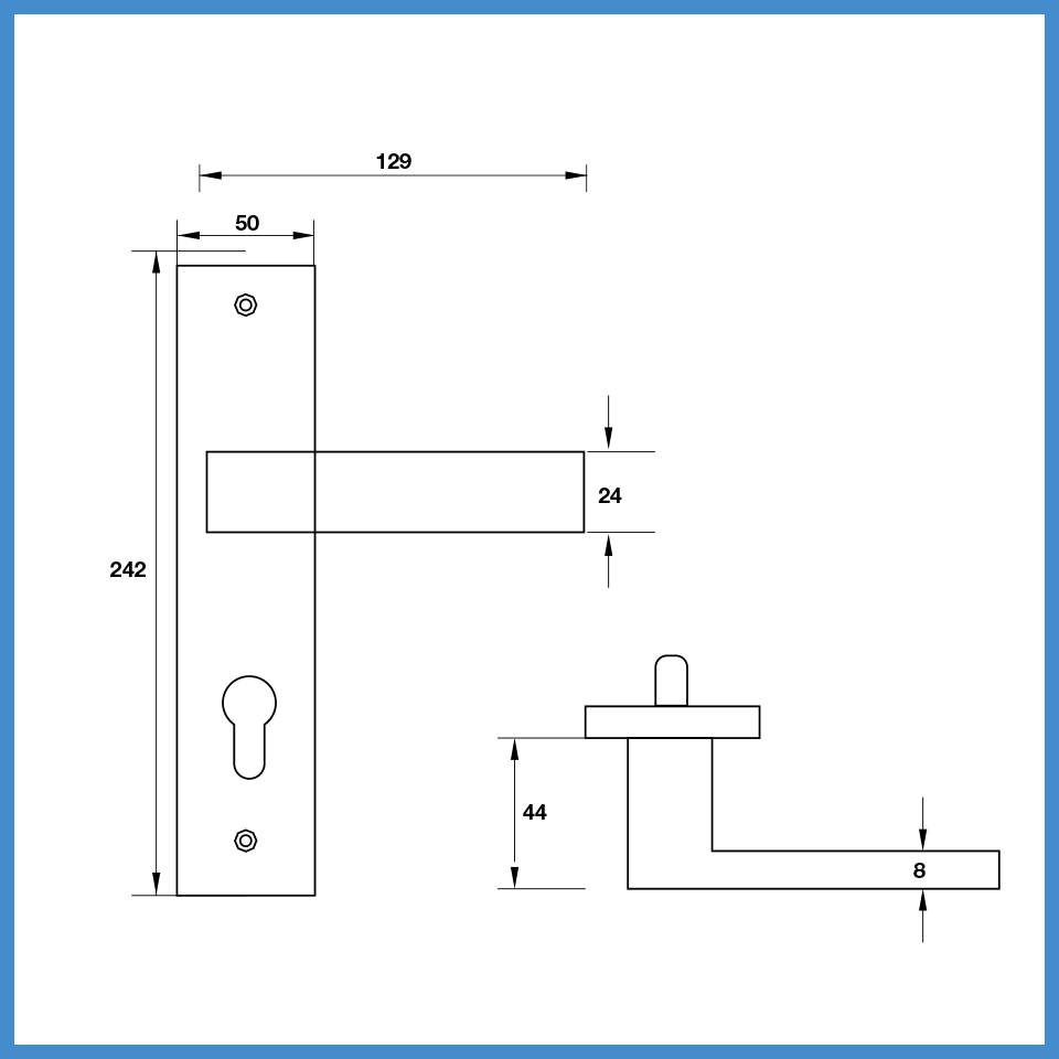 Tay Nắm Lập Thể Hafele 903.98.463