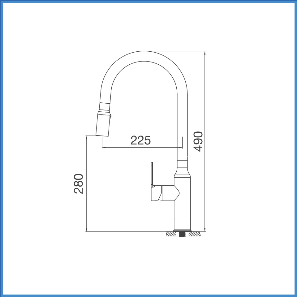 Vòi Chậu Rửa Chén Malloca K046-SS