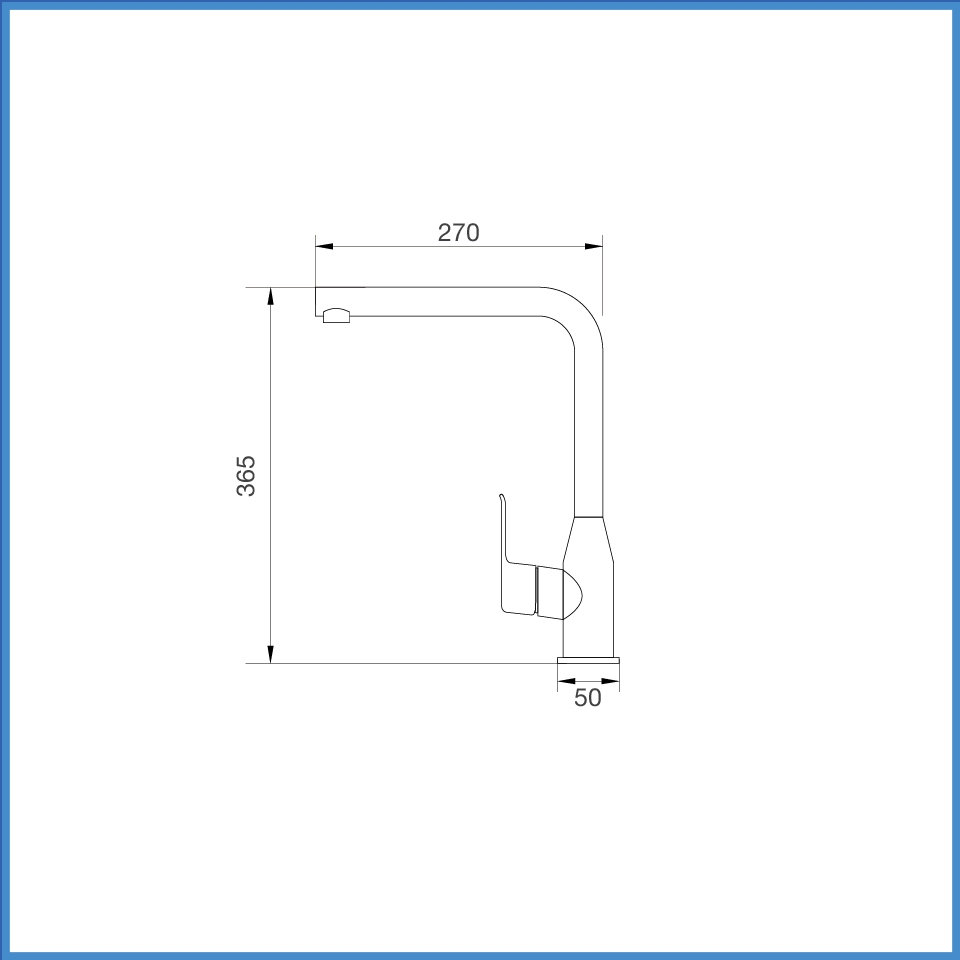 Vòi Chậu Rửa Chén Malloca K520S