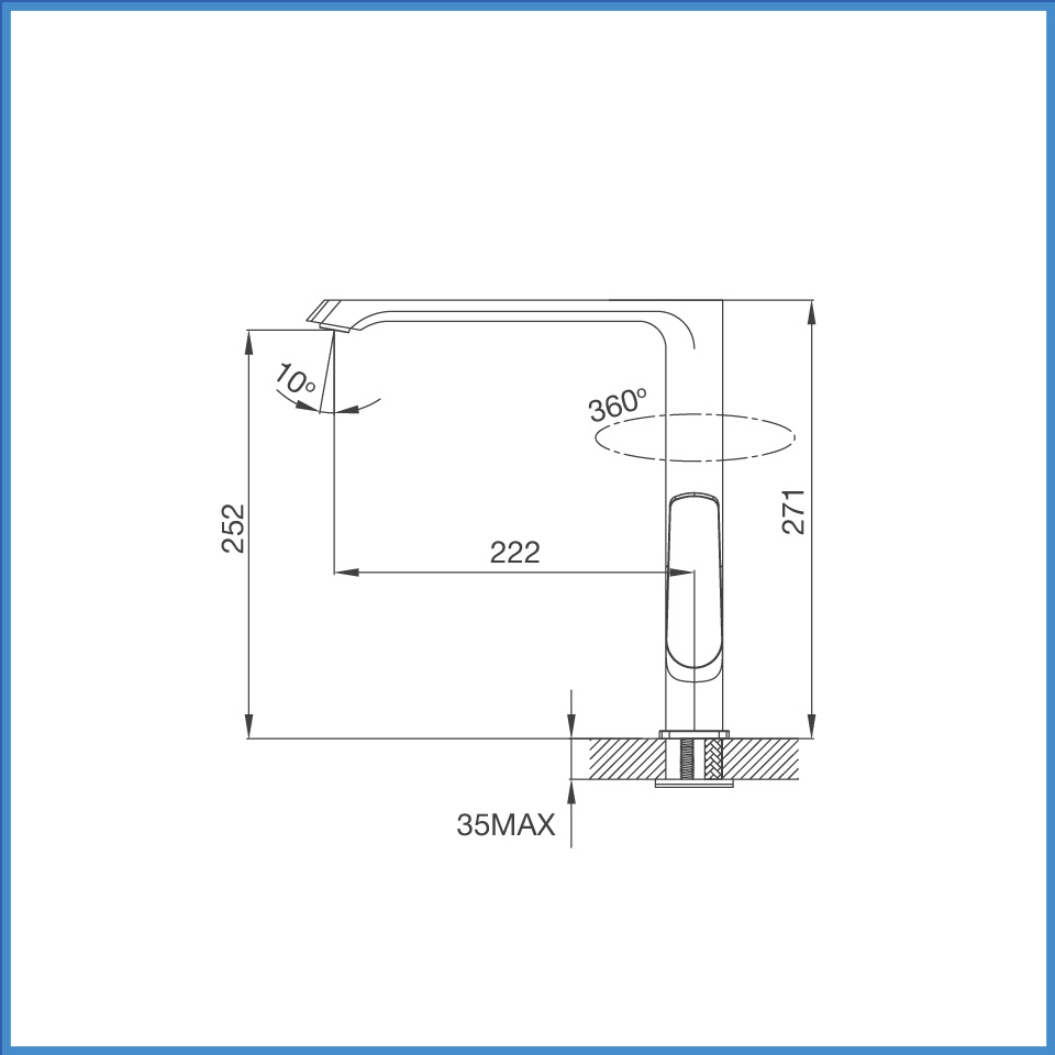 Vòi Chậu Rửa Chén Malloca K82C