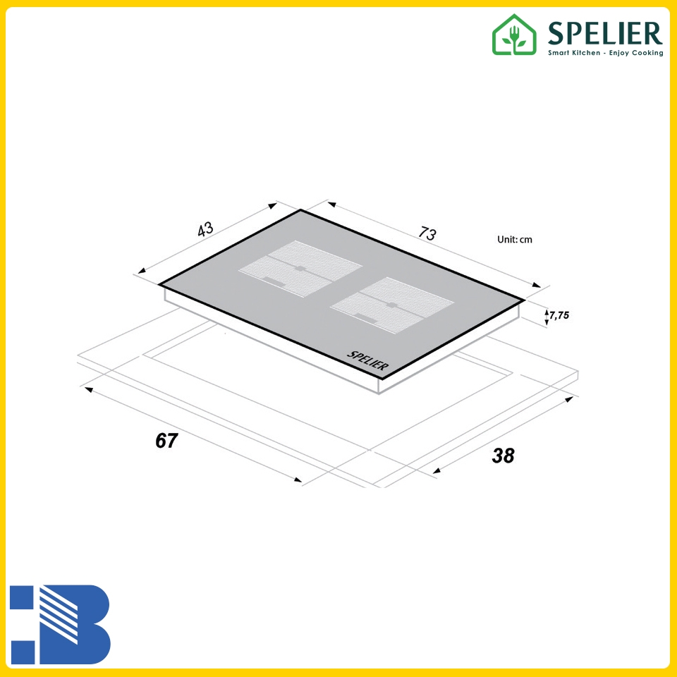 Bếp Từ Đôi Spider SPE IC 1188 KPLUS