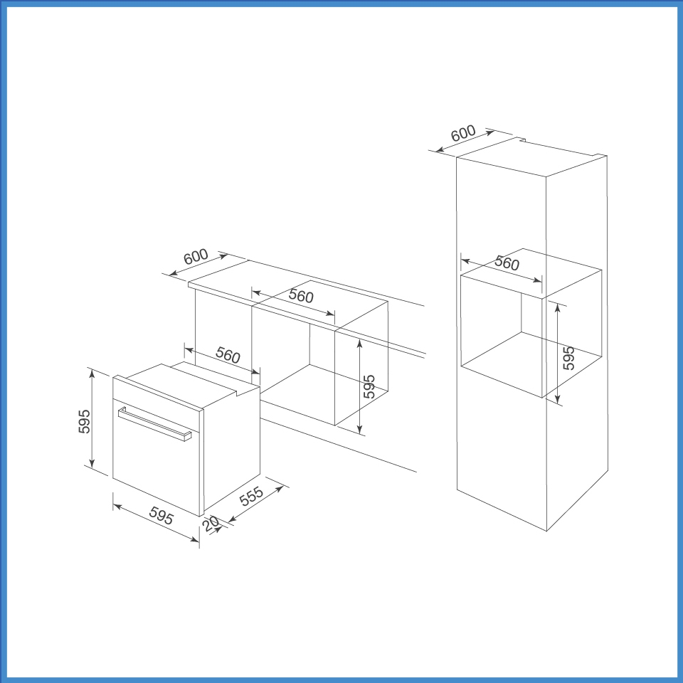 Lò Nướng Âm Tủ Malloca MSO-A75TFT