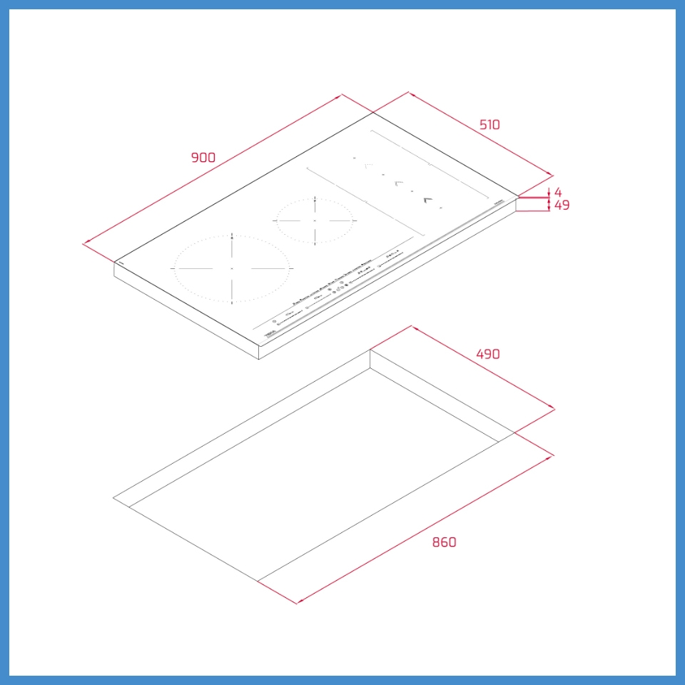 Bếp Từ Lắp Âm Teka IZS 96600 MSP