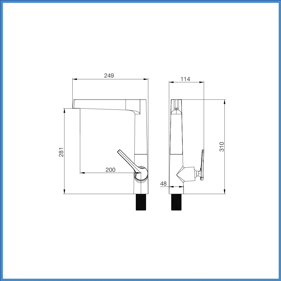 Vòi Chậu Rửa Chén Malloca K295BS