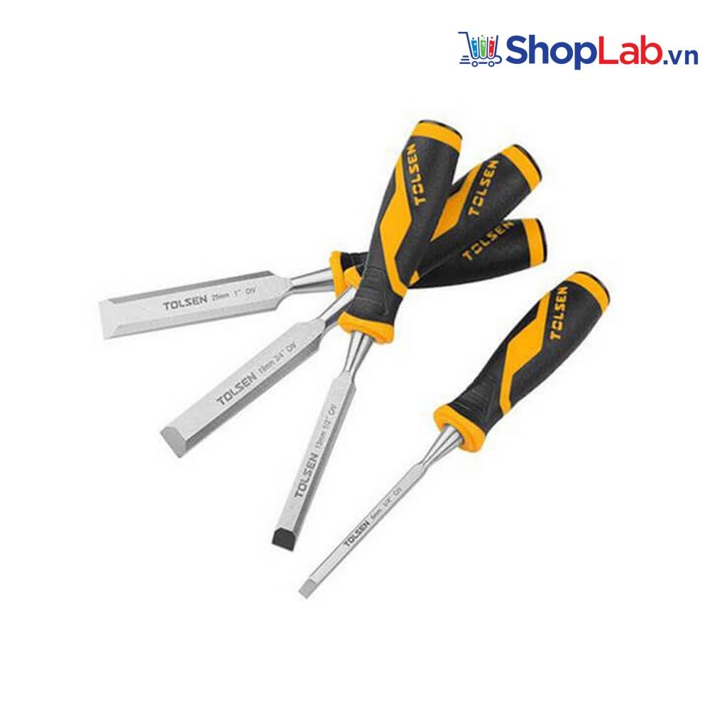 Bộ 4 đục gỗ cán nhựa Tolsen