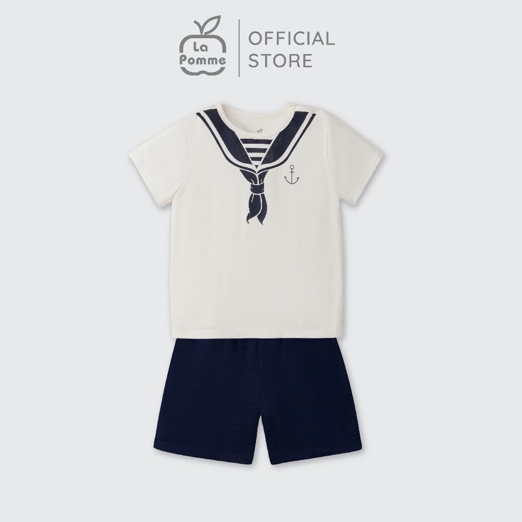 Bộ Cộc Tay La Pomme Thủy Thủ Nhỏ 12083