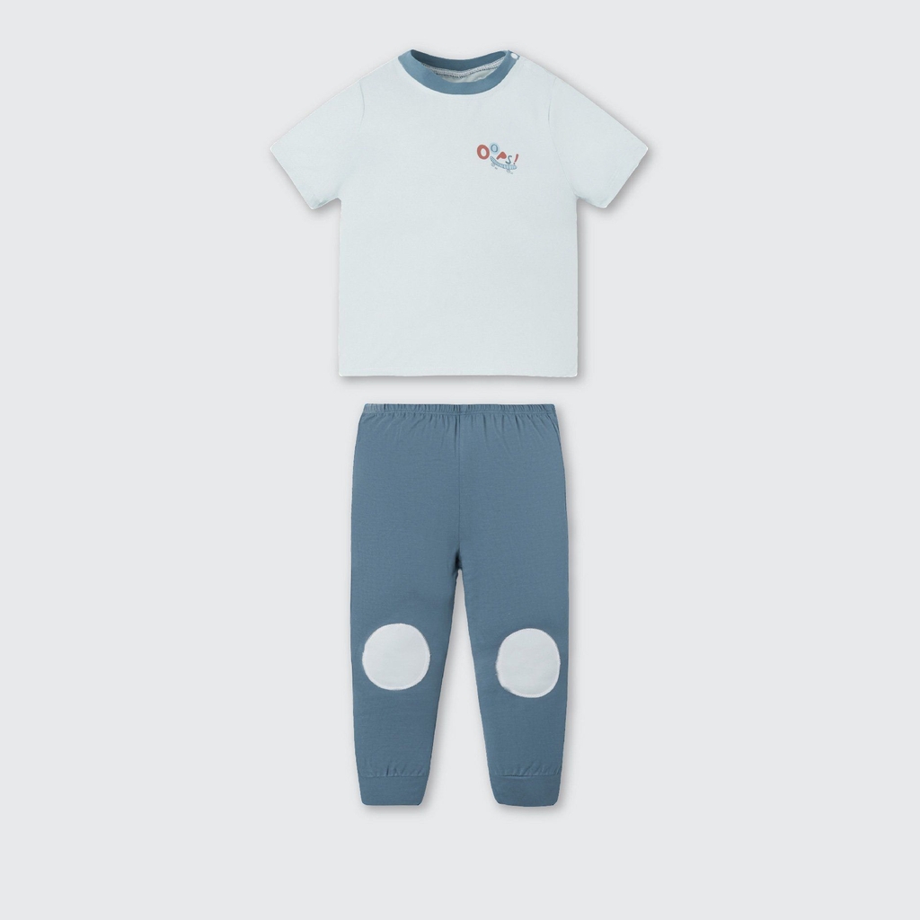 Bộ cộc tay quần dài La Pomme Xin chào sư tử