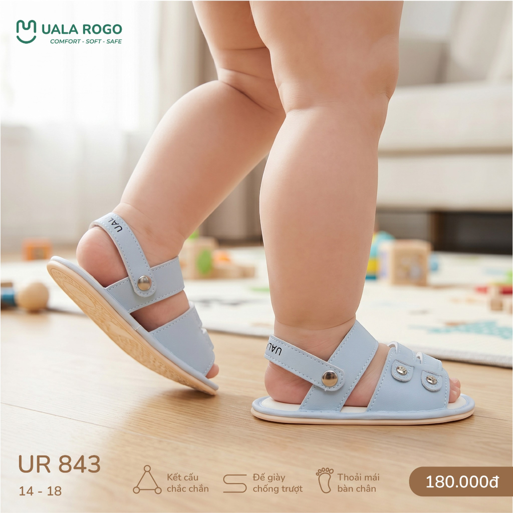 Giày dép tập đi chống trượt cho bé UR 843