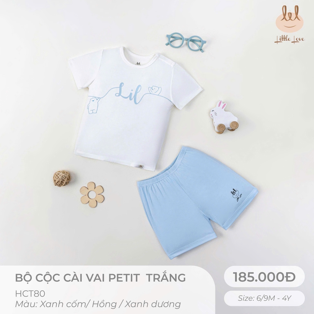 Bộ cộc cài vai petit HCT80