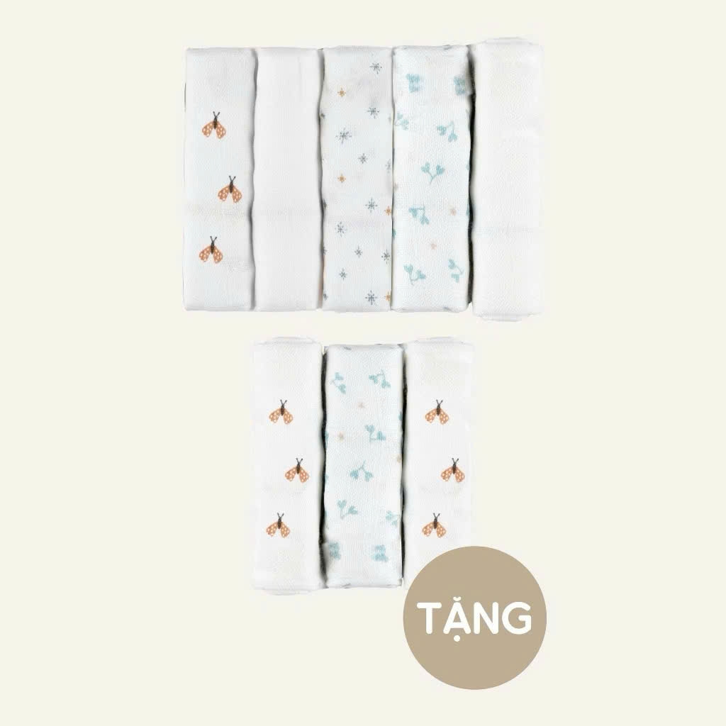 Khăn sữa muslin Pack 5 (30x30cm) ABM050001