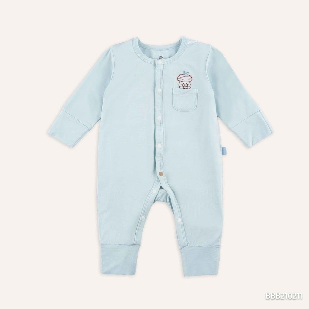 Body dài tay cài giữa BBB210211