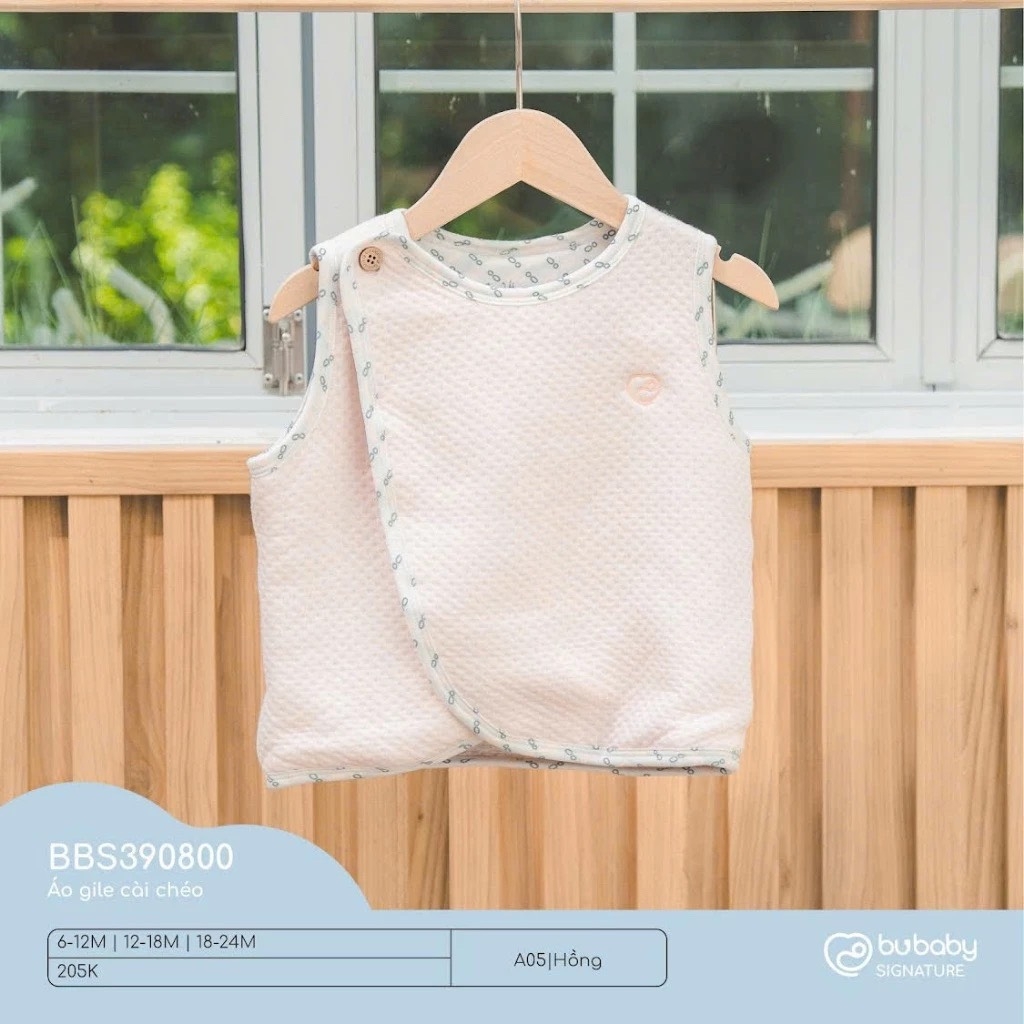 Áo Gile Cài Chéo Bubaby BBS390800