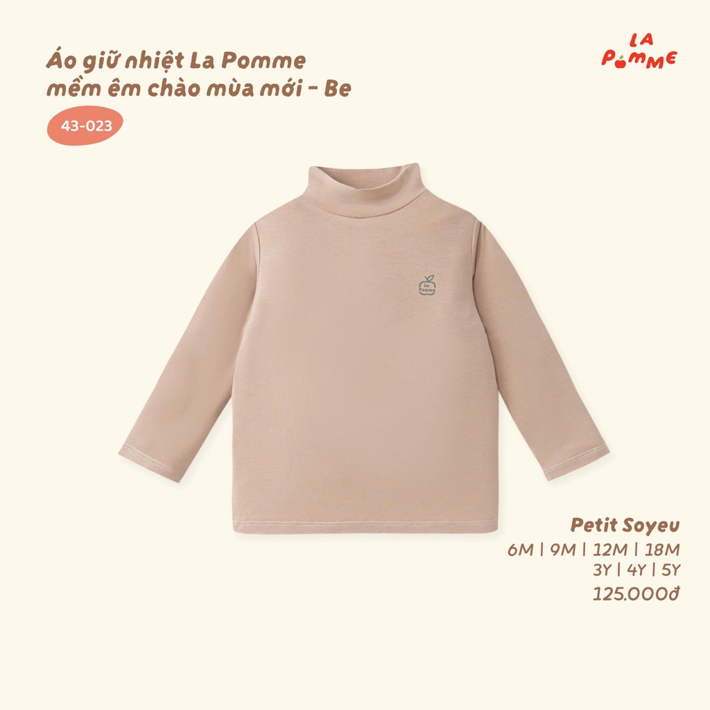 Áo giữ nhiệt La Pomme mềm êm chào mùa mới