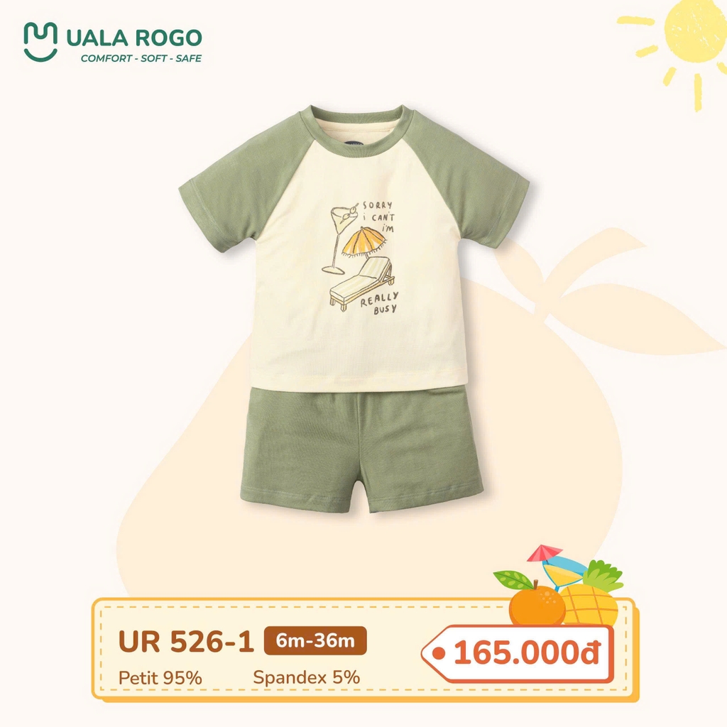 Bộ cộc tay cho bé UR526