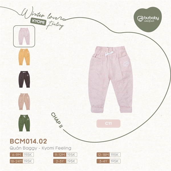 Quần Baggy Kyomi Bubaby BCM014.02