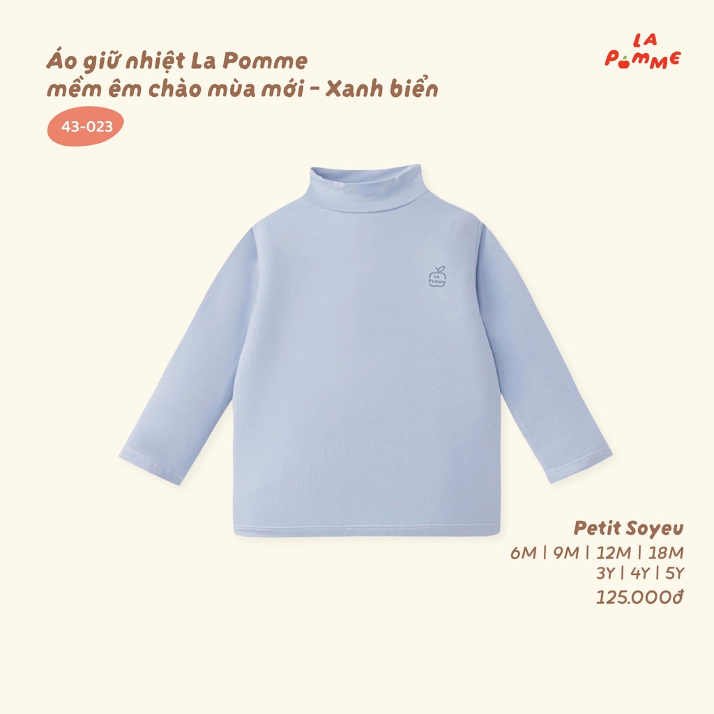 Áo giữ nhiệt La Pomme mềm êm chào mùa mới