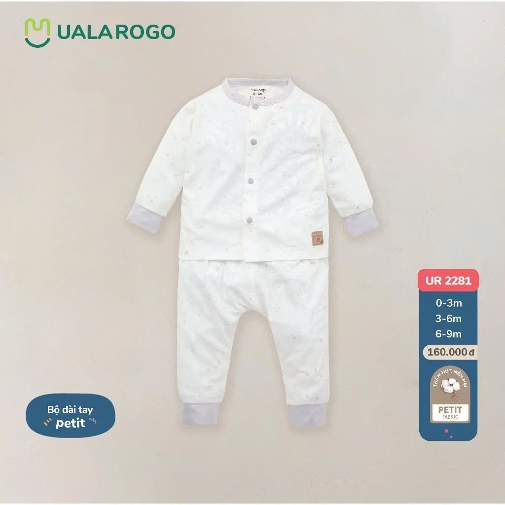 Bộ dài cài giữa viền màu Uala UR 2281