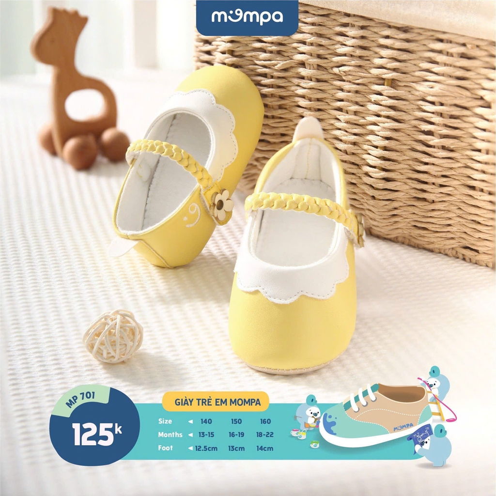 Giày trẻ em hồng Mompa MP701