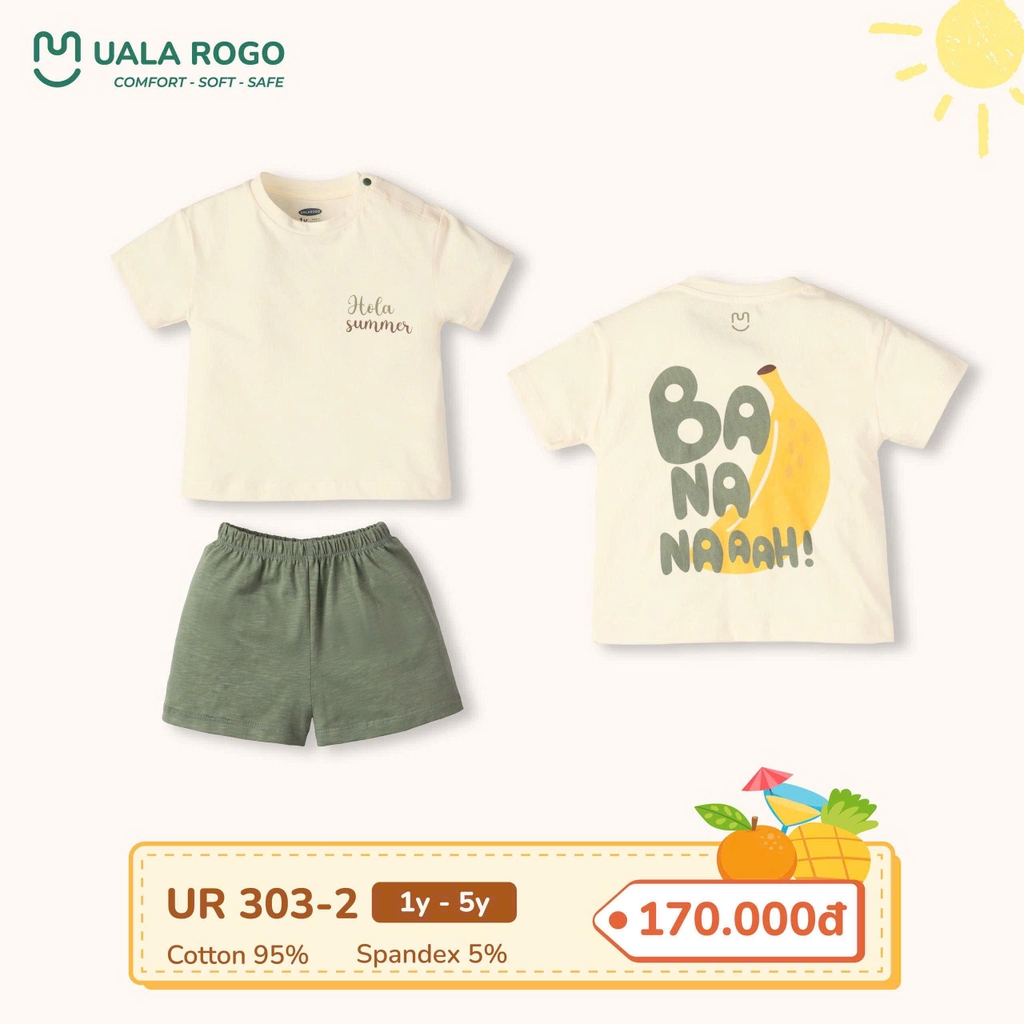 Bộ cộc tay cho bé UR303