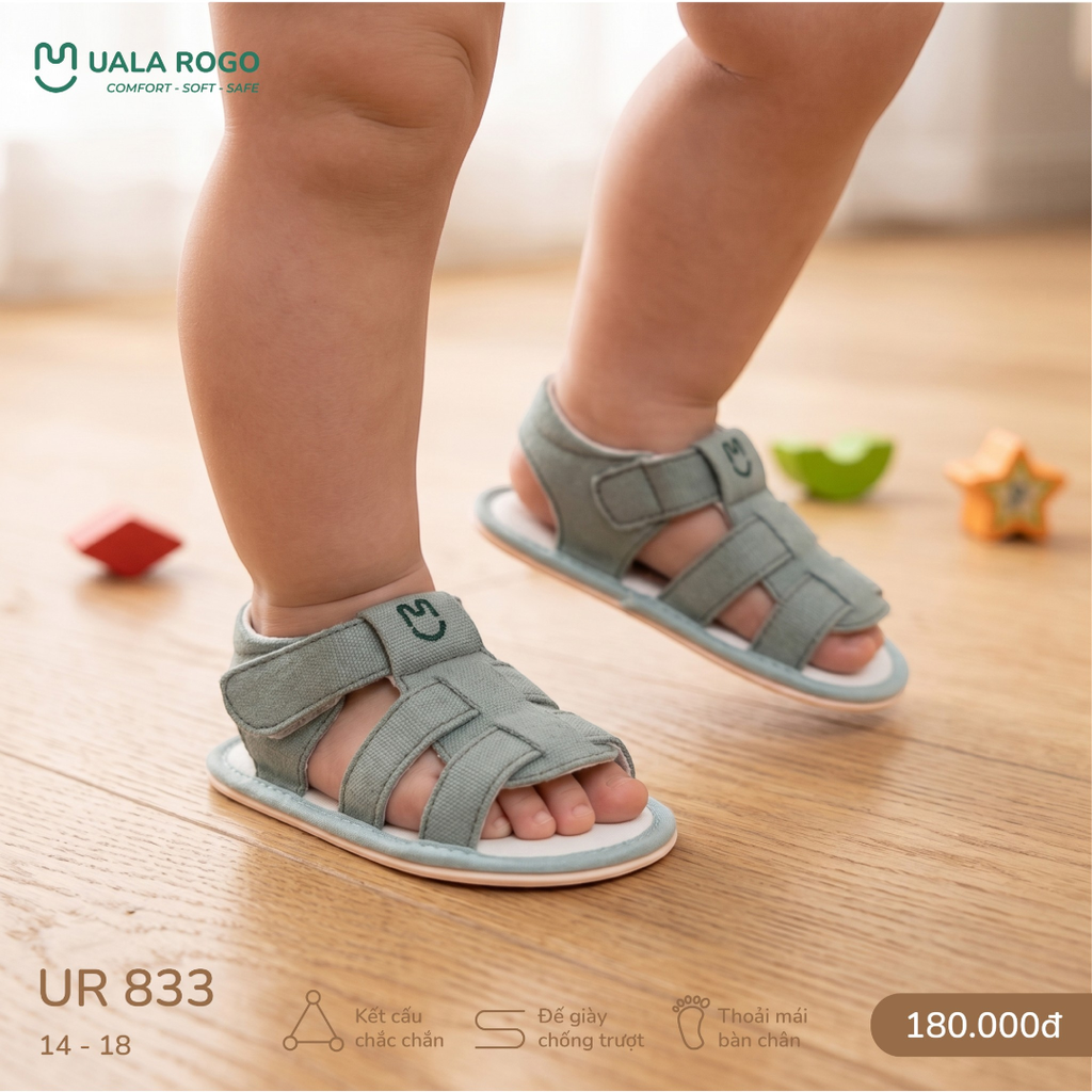Giày dép tập đi chống trượt cho bé UR 833